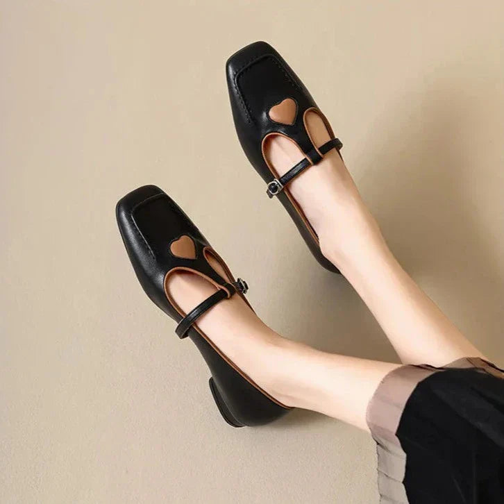 Womens Low Heel Flats Comfortable Slip-On - BritishMode