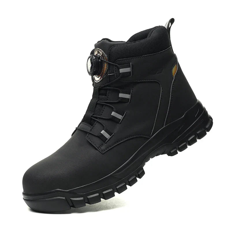 Mens Waterproof Steel Toe Safety Boots - BritishMode