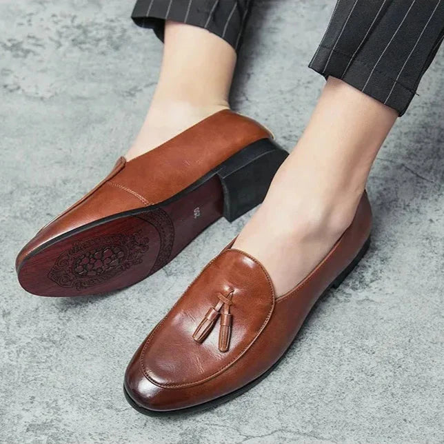 Mens Loafers Slip-On Comfortable Fit