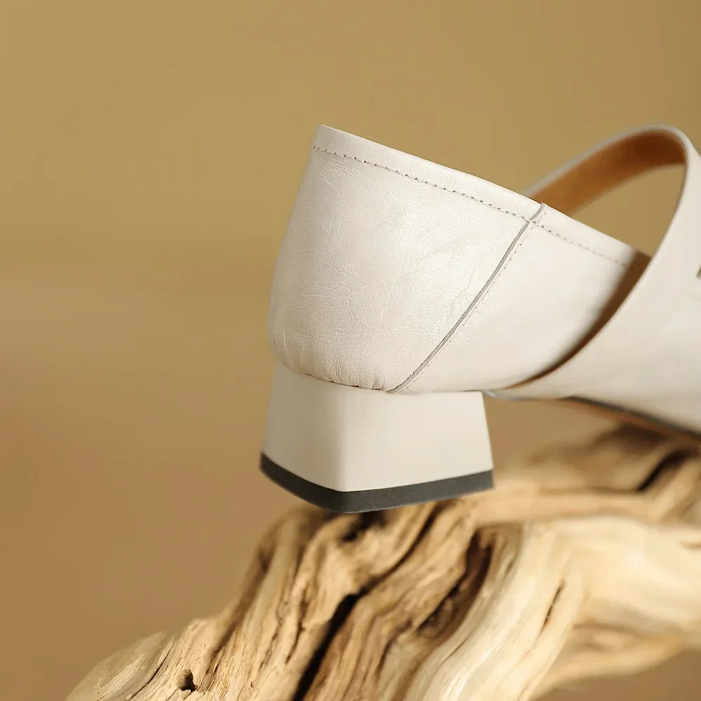 Womens Heels Genuine Leather Classic Fit