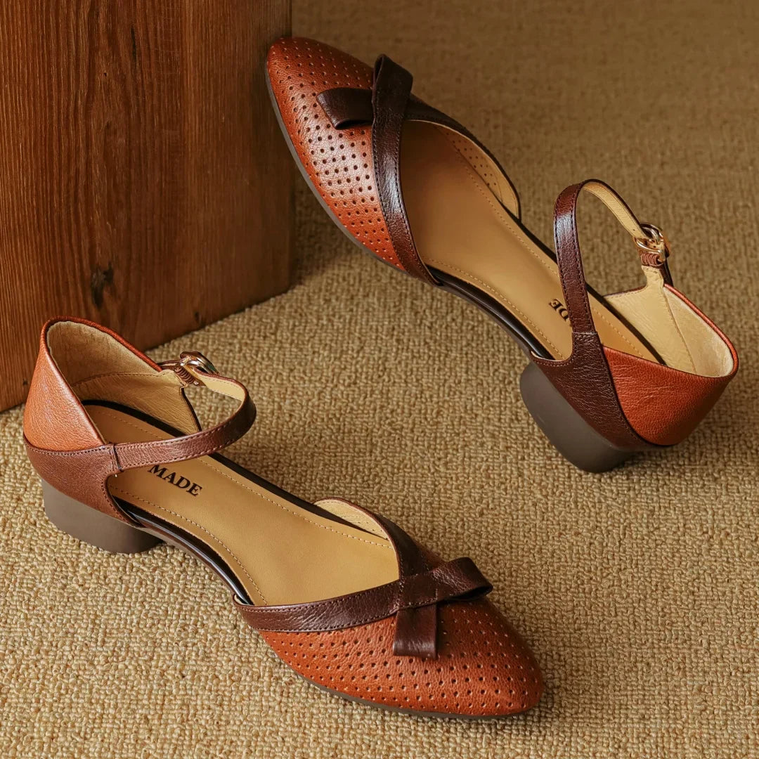 Womens Genuine Leather Pumps Classic Fit