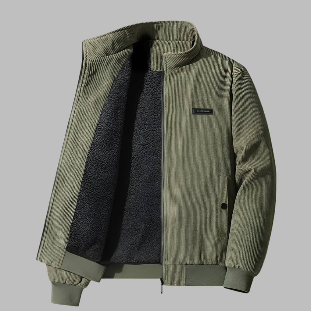 Mens Corduroy Jacket Warm Insulated Fit
