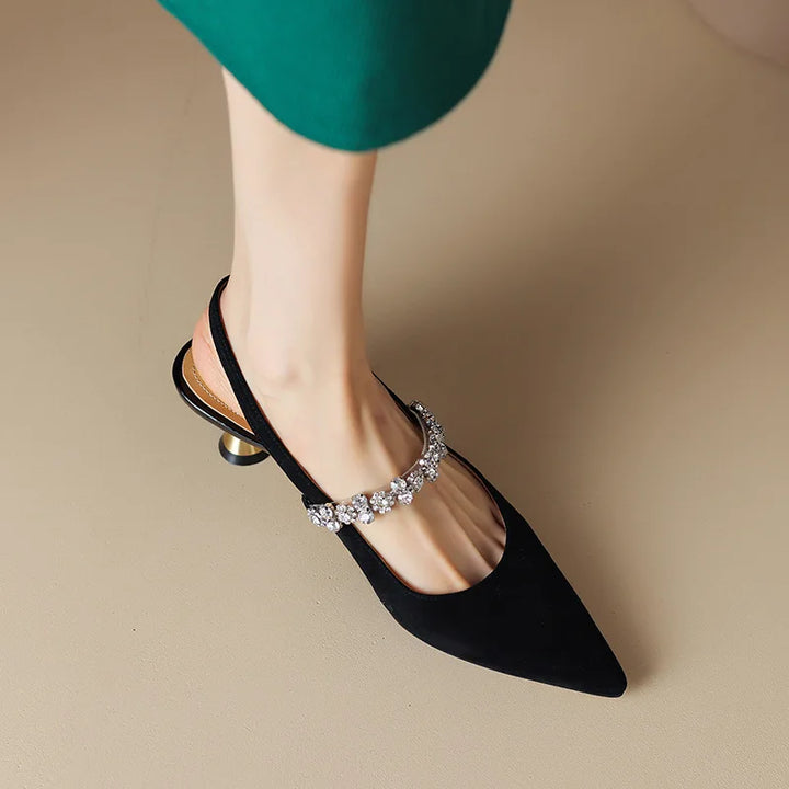 Womens Kitten Heel Shoes Classic Style