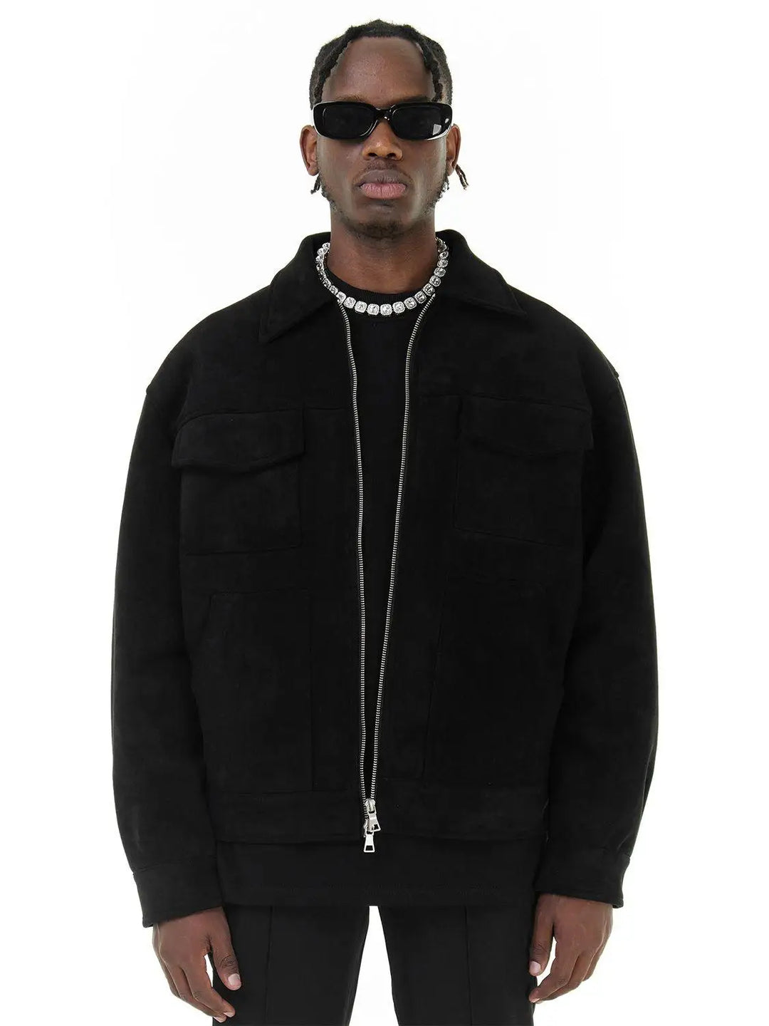 Mens Suede Jacket Stylish Comfortable Fit