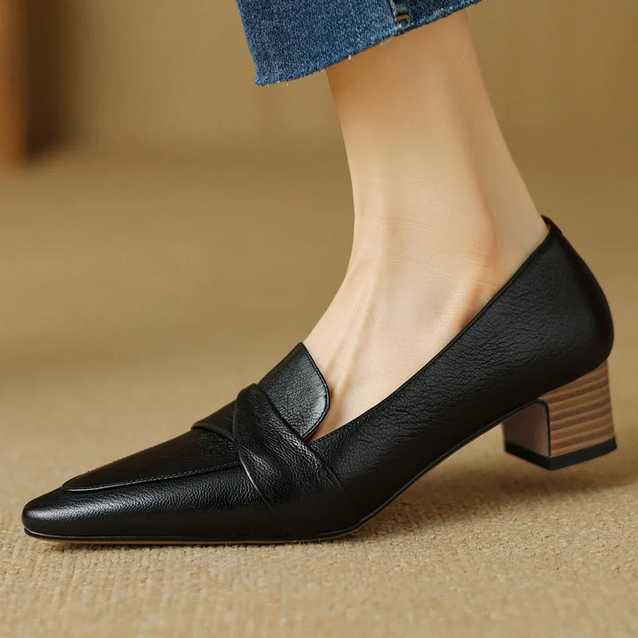 Womens Pumps Genuine Leather Classic Fit
