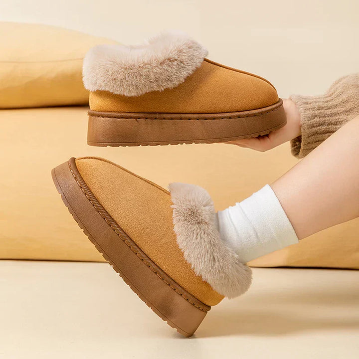 Unisex Indoor Slippers Fuzzy Warm Cozy Fit