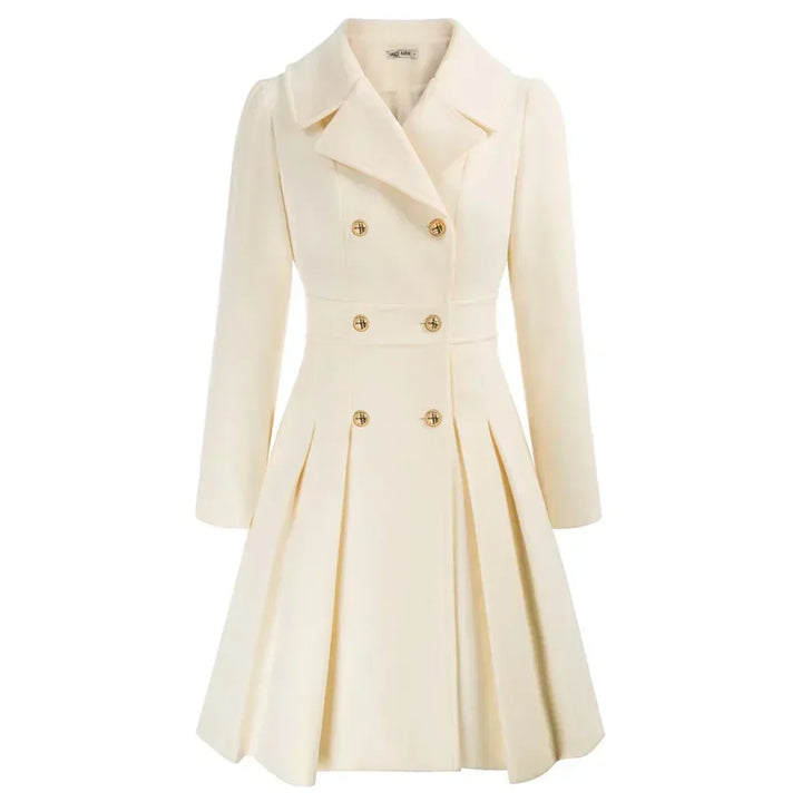 Womens Wool Peacoat A-Line Stylish Fit