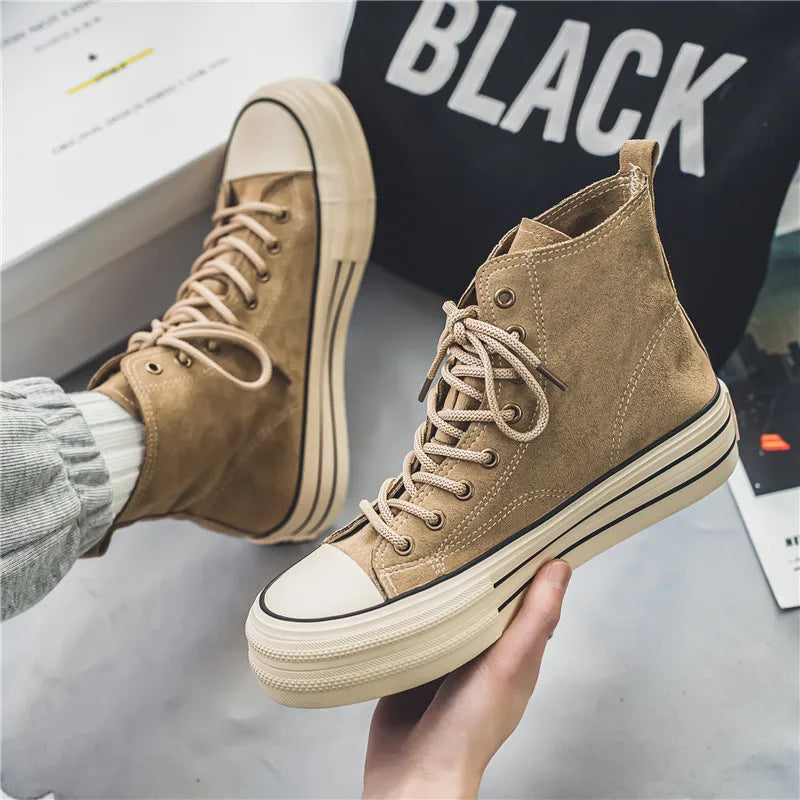 Unisex Ankle Boots Faux Suede Comfortable Fit