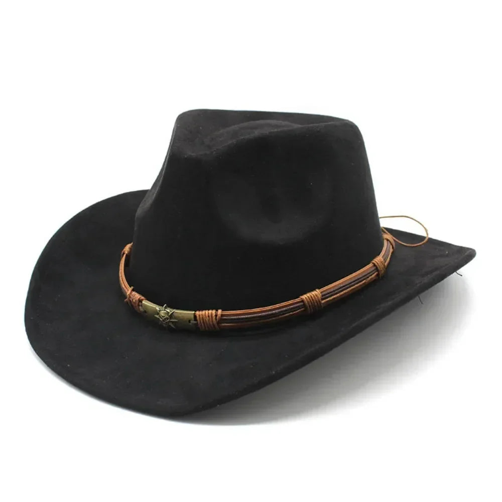 Unisex Felt Cowboy Hat Classic Style