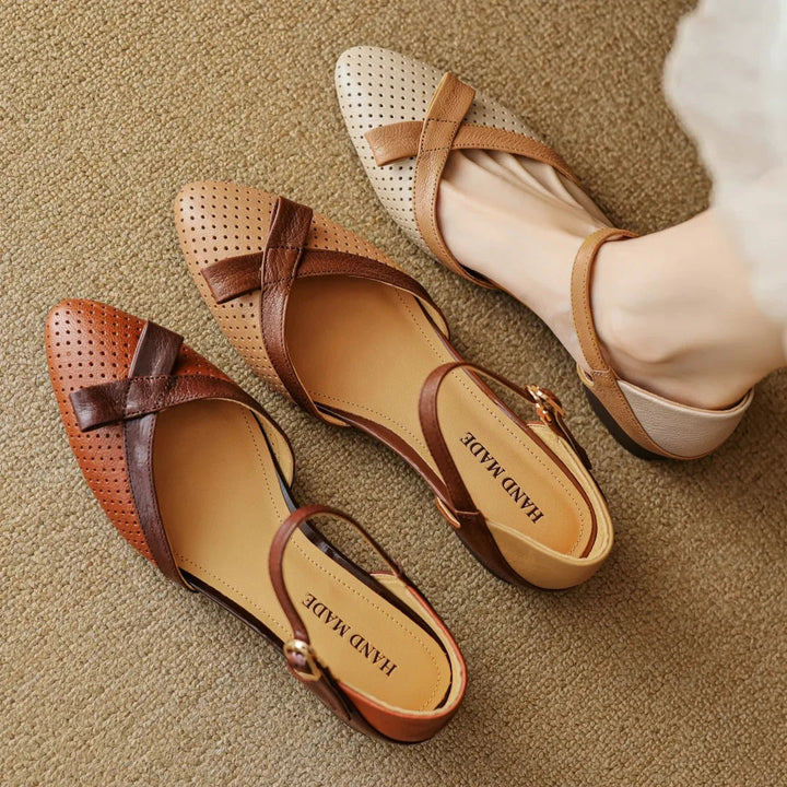 Womens Genuine Leather Pumps Classic Fit