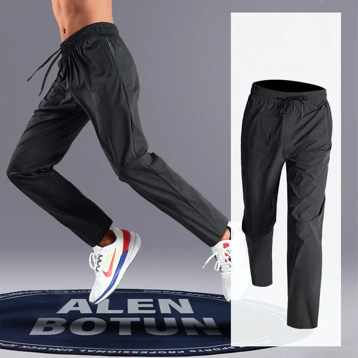 Mens Athletic Dry Fit Pants Breathable Straight Leg