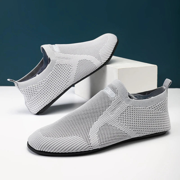 Mens Loafers Mesh Upper Slip-On