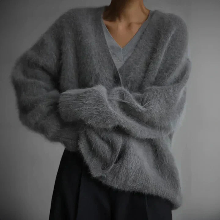 Womens Cardigan Timeless Knit Classic Fit
