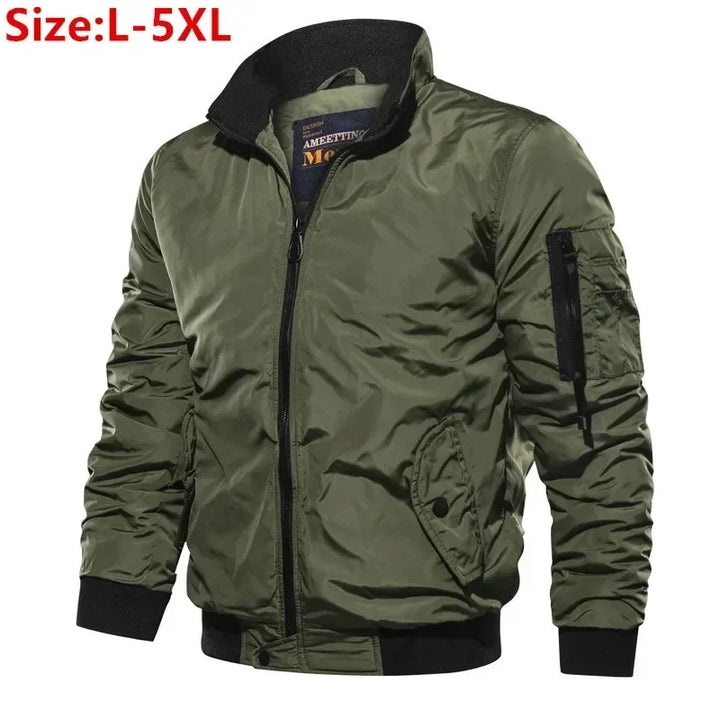 Mens Bomber Coat Classic Fitted Style - BritishMode