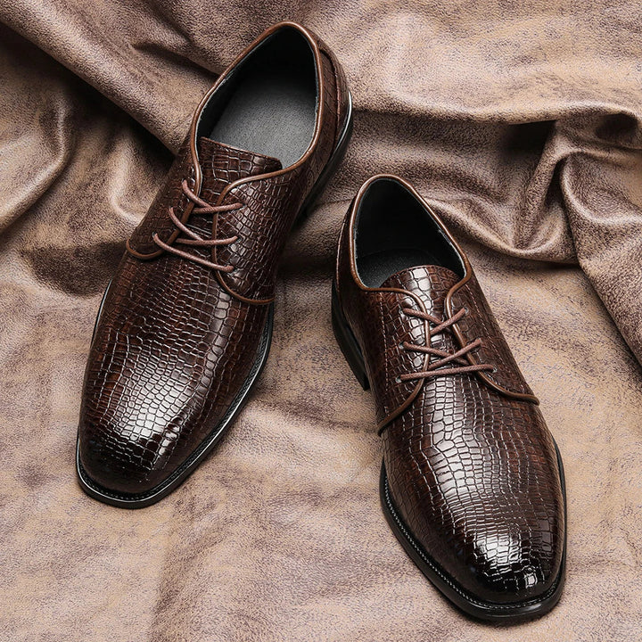 Mens Leather Oxford Dress Shoes - BritishMode