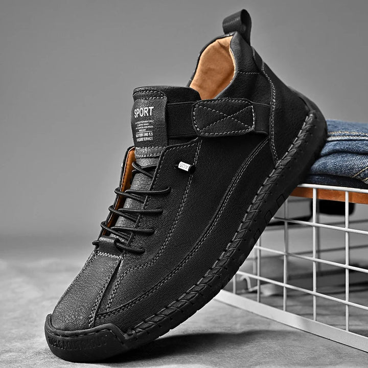 Mens Casual Walking Sneakers Moc Stitching Grip Outsole