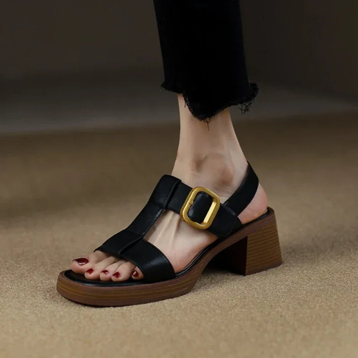 Womens Sandals Leather Strappy Design