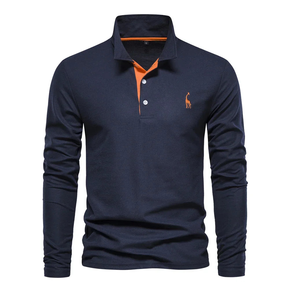 Mens Polo Shirt Embroidered Classic Fit - BritishMode
