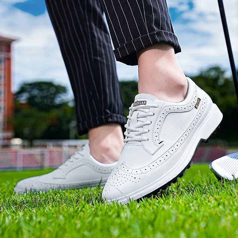 Mens Golf Shoes Durable Comfortable Fit