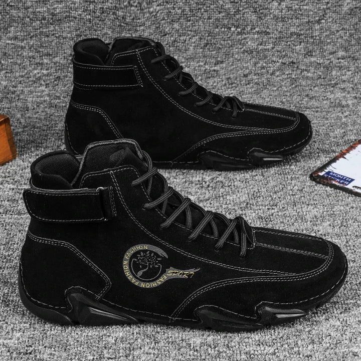 Mens Waterproof Leather Shoes Classic Fit
