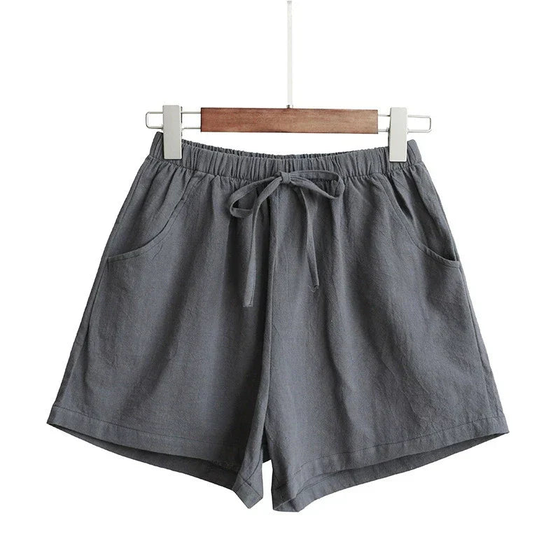 Mens Casual Linen Shorts Comfortable Fit