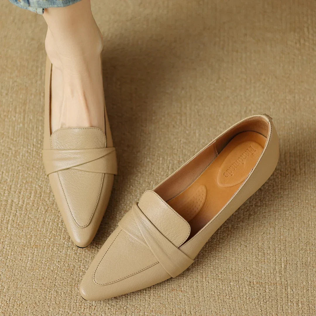 Womens Pumps Genuine Leather Classic Fit