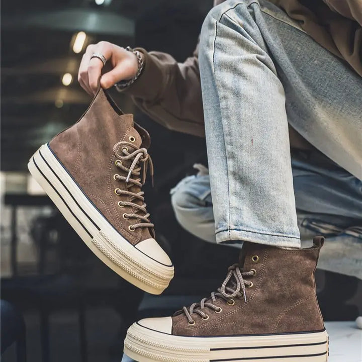 Unisex Ankle Boots Faux Suede Comfortable Fit
