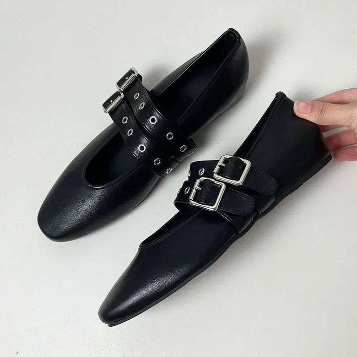Womens Mary Jane Flats Classic Comfort