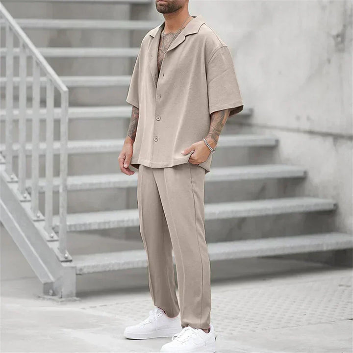 Mens Summer Clothing Set Lightweight Comfortable Fit