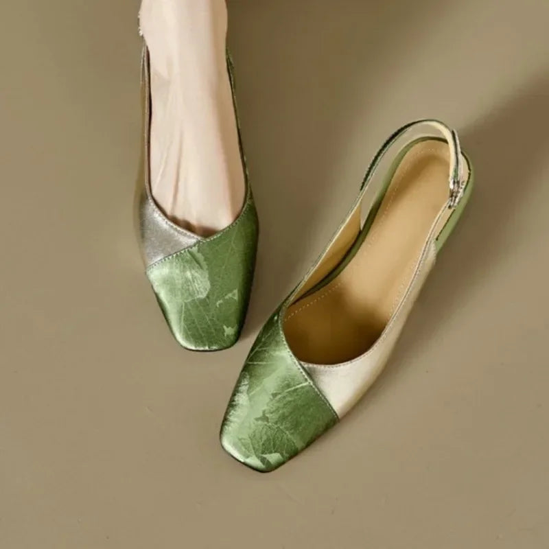 Womens Slingback Pump Leather Classic Fit