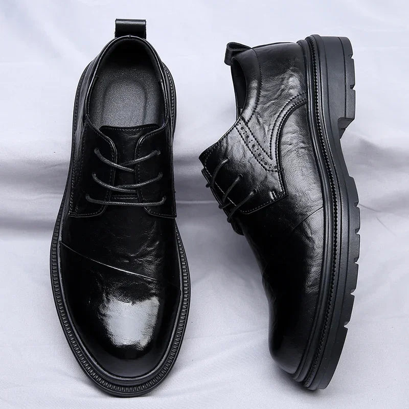 Mens Leather Shoes Genuine Leather