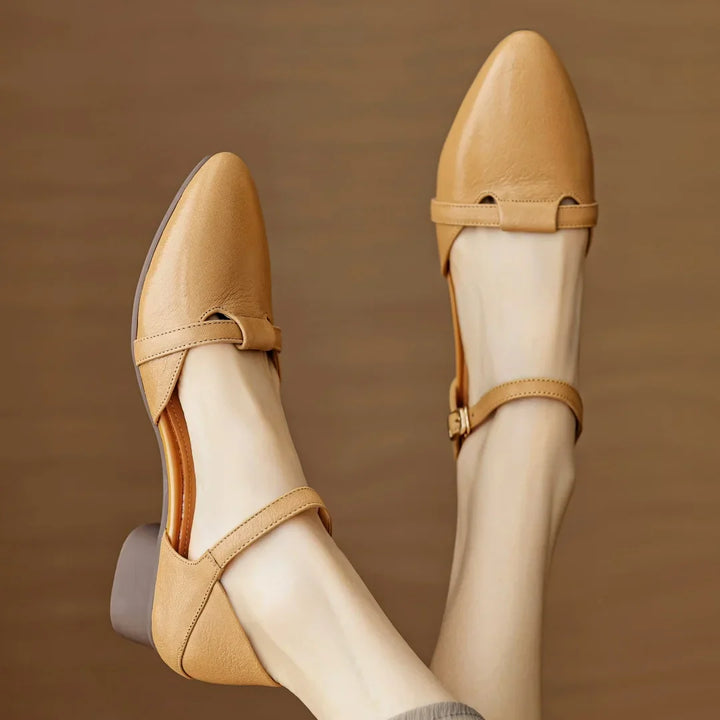 Womens Heels Genuine Leather Classic Fit