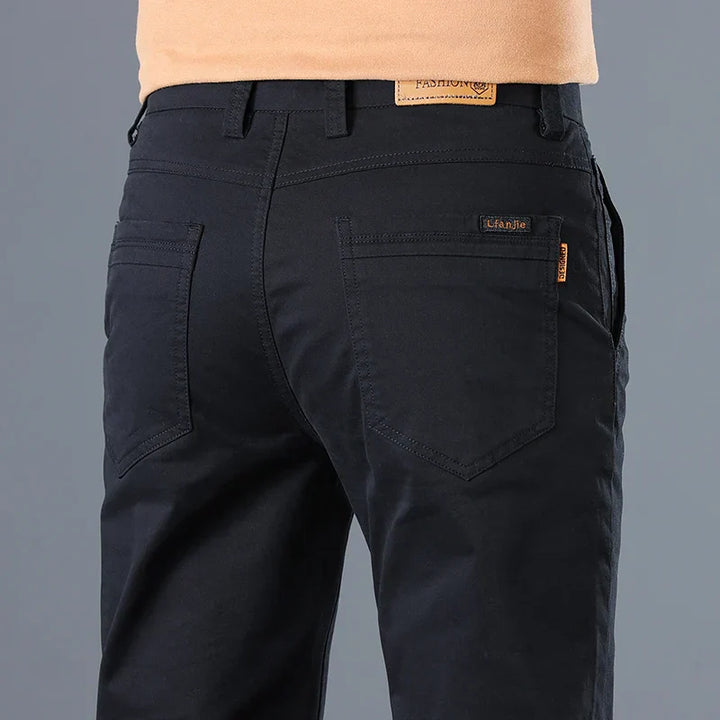 Mens Formal Trousers Slim Fit Office Wear