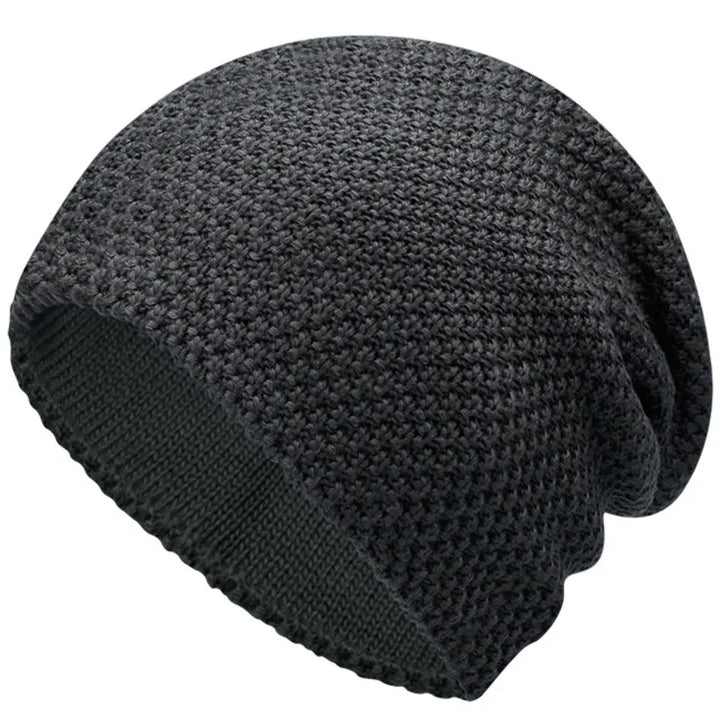 Unisex Winter Hat Wool Blend Slouchy Fit Cozy