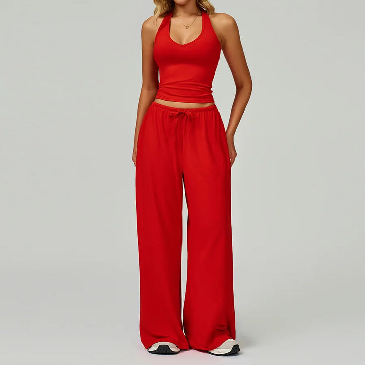 Womens Fitness Outfit Breathable Stretch Fit