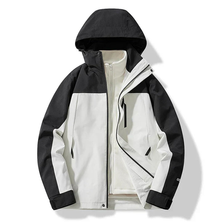 Unisex Ski Jacket with Hood Insulated Weatherproof