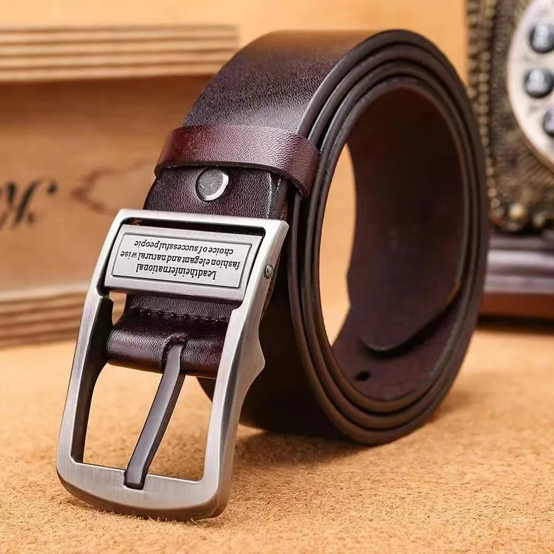 Mens Western Belt Genuine Leather