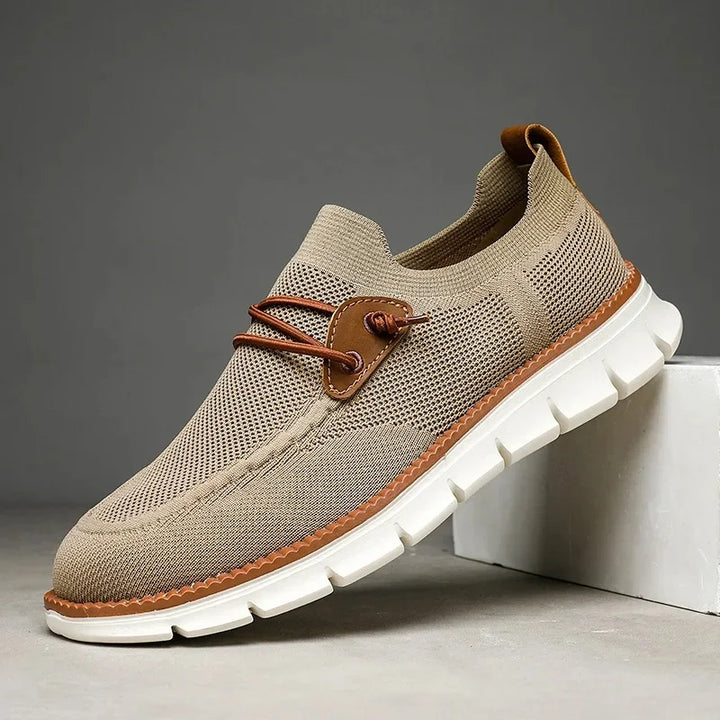 Mens Slip-On Sneakers Lightweight Cushioned Sole