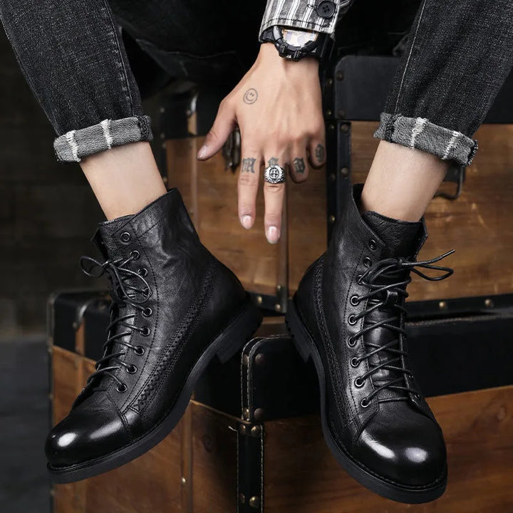 Unisex Retro Style Boots Durable Material Classic Fit