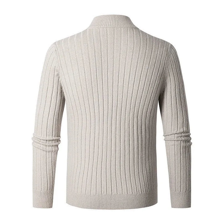 Mens Half-Zip Sweater Knit Casual Fit