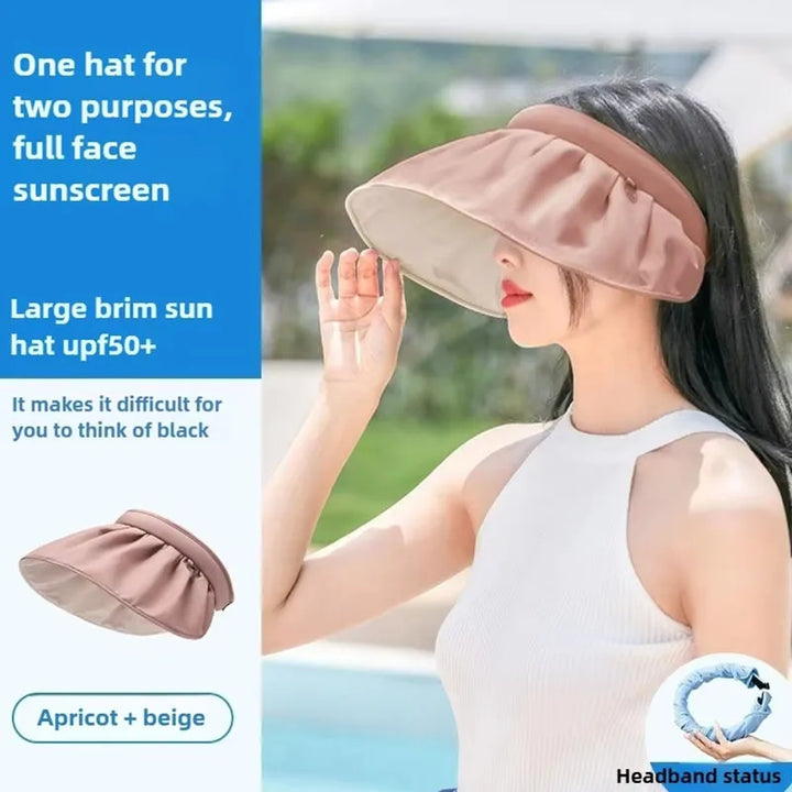 Unisex Sun Protection Hat Packable Large Brim - BritishMode