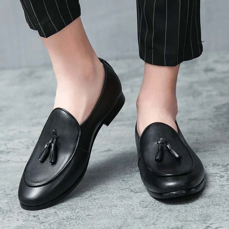 Mens Loafers Slip-On Comfortable Fit