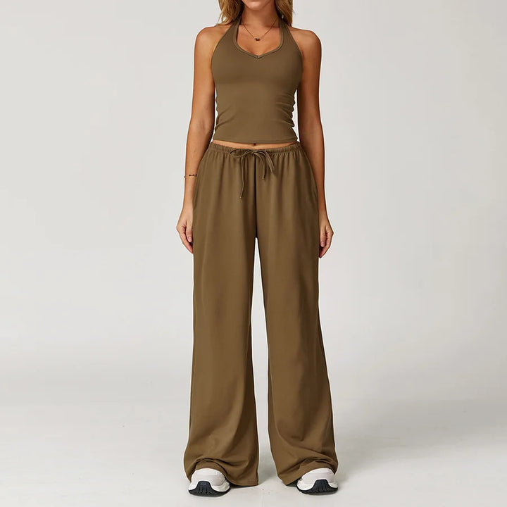 Womens Fitness Outfit Breathable Stretch Fit