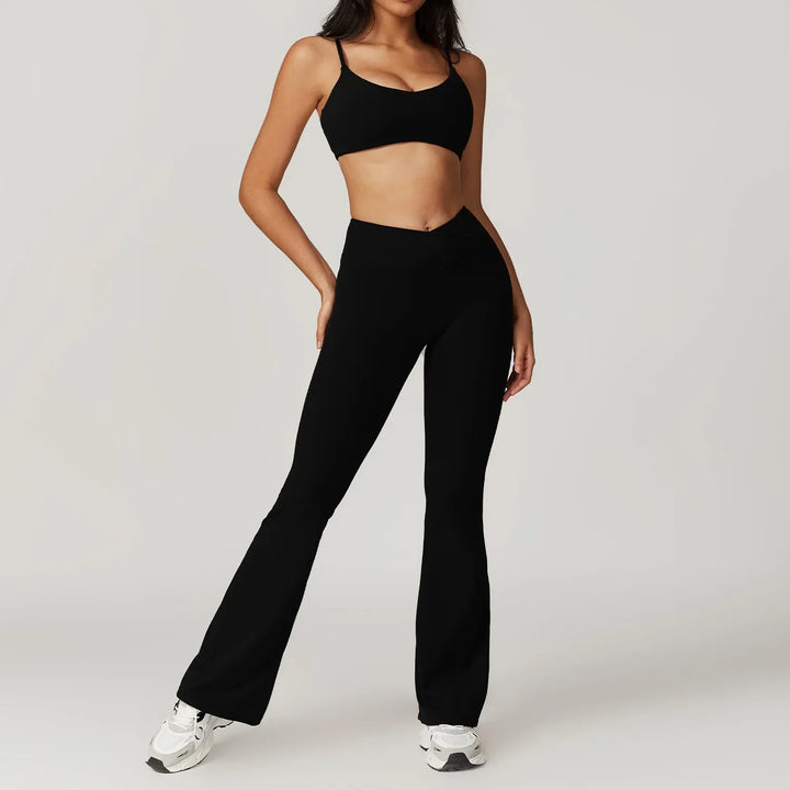 Womens 2-Piece Yoga Set Sports Bra and Tight Pants