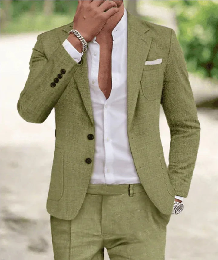 Mens Blazer Jacket Classic Fit Slim Style