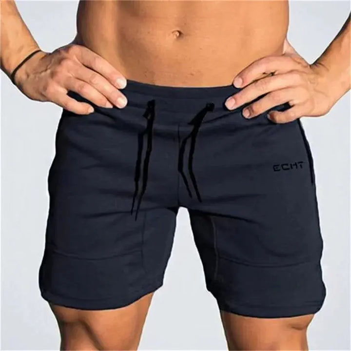 Mens Sports Shorts with Zippered Pockets Athletic Fit