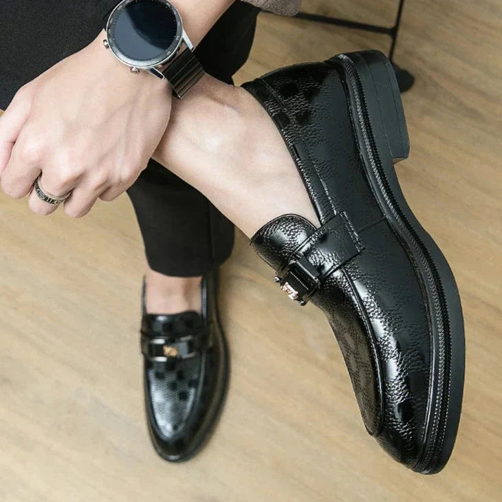 Mens Loafers Genuine Leather Classic Fit