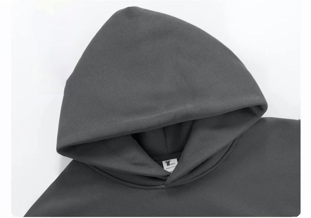 Mens Hoodie Cotton Blend Comfortable Fit Sweatshirt