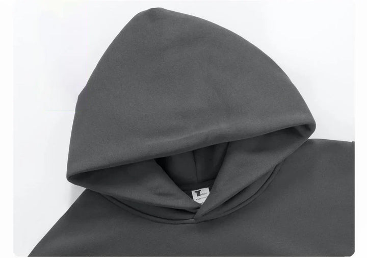 Mens Hoodie Cotton Blend Comfortable Fit Sweatshirt