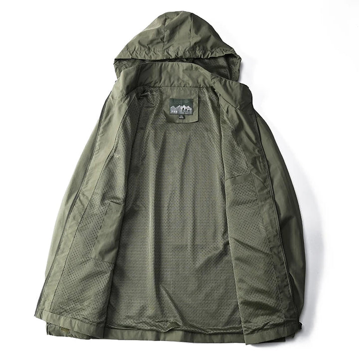 Unisex Jacket Lightweight Water-Resistant Casual Fit